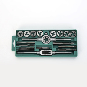 20Pc <b>M3</b>-M12 <b>Screw</b> Tap Die Set Metric <b>Screw</b> Thread Tap Wrench Hand Car Repair Tools Hand Tools - Product Image 2