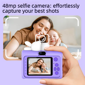 กล้องมินิใหม่สำหรับเด็ก กล้องดิจิตอลความละเอียดสูง พร้อมเคส<span class=keywords><strong>การ์ตูน</strong></span>ป้องกัน กล้องของเล่นสำหรับเด็ก - Product Image 2