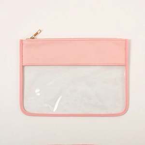 Wholesale Customize Cosmetic Pouch Transparent PVC Makeup <b>Bag</b> Custom Waterproof <b>Travel</b> <b>Wash</b> <b>Bag</b> DIY Cosmetic <b>Bag</b> with Zipper - Product Image 3