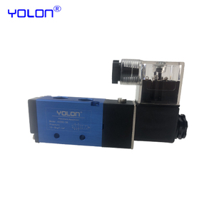 4V210-08 Válvula <span class=keywords><strong>solenoide</strong></span> AC 110V <span class=keywords><strong>2</strong></span> <span class=keywords><strong>posiciones</strong></span> <span class=keywords><strong>5</strong></span> vías PT1 / 4 "Control eléctrico neumático de aire de tipo único - Product Image 4