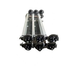 Essieu de torsion de 3000 lb, essieu galvanisé de 260 mm, essieu de <span class=keywords><strong>remorque</strong></span> de <span class=keywords><strong>bateau</strong></span> à courbure en V avec <span class=keywords><strong>bride</strong></span> de frein - Product Image 1