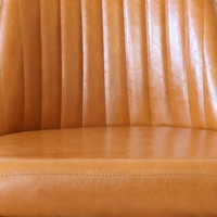 Chaises de bar en cuir PU nordique de luxe, best-sellers, avec structure en métal, chaises de bar hautes pour la cuisine