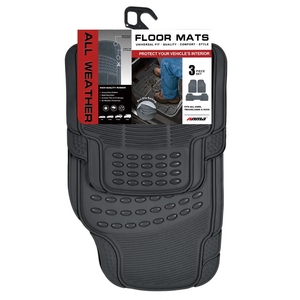 <span class=keywords><strong>Tappetini</strong></span> <span class=keywords><strong>Auto</strong></span> Universali <span class=keywords><strong>in</strong></span> <span class=keywords><strong>Gomma</strong></span> Pressata di Lusso Personalizzati, Set da 4 Pezzi - Product Image 2