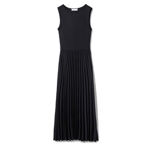 <span class=keywords><strong>Pull</strong></span> en tricot personnalisé jupe plissée vêtements d'été Maxi <span class=keywords><strong>robe</strong></span> licou <span class=keywords><strong>noir</strong></span> côtes tricot col rond sans manches femmes <span class=keywords><strong>robe</strong></span> <span class=keywords><strong>pull</strong></span> - Product Image 5