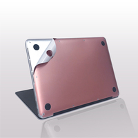 Autocollant de peau d'ordinateur portable de corps complet de couverture originale de couleur d'or rose populaire pour Macbook