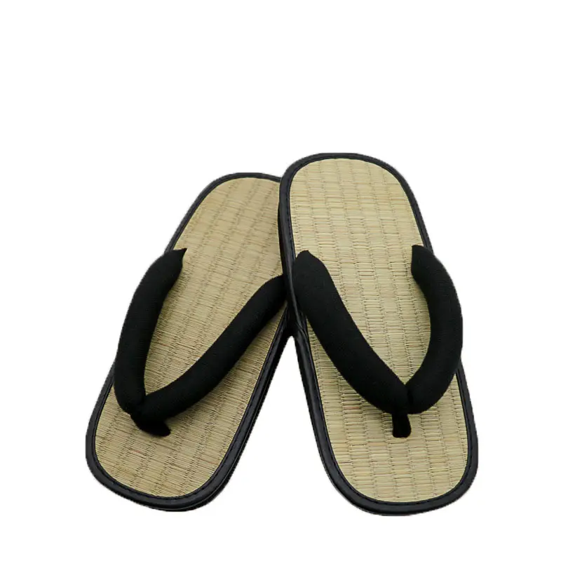 Summer Hot Sale Slippers Spot Summer Mat Flip-flops Slides Slippers Thick-bottomed Beach Sandals Bamboo
