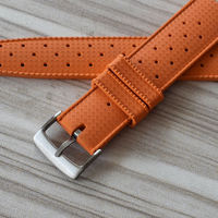 Correa de reloj deportiva de liberación rápida, transpirable, elástica, de caucho fluorado tropical FKM, personalizada por Mingfung Source Factory, inspeccionada por control de calidad.