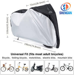 Housse de <span class=keywords><strong>Protection</strong></span> pour vélo, couverture en Nylon 190T, robuste, étanche et anti-poussière, <span class=keywords><strong>Protection</strong></span> contre les UV, pour vélo de montagne et de route - Product Image 3