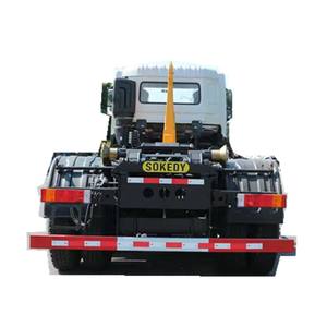 דונג פנג 6X4 20 טונות נדנדה זרוע אשפה משאית משמש להתגלגל מעלית וו אשפה מזבלה פסולת אוסף משאית - Product Image 2