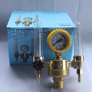 Réducteur de pression Argon <span class=keywords><strong>Co2</strong></span> Mig Tig Débitmètre Vanne de commande Régulateur de gaz de soudage Double Tube - Product Image 5
