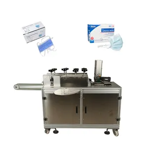 Auto Ultrasonic Tie-on Mask Machine 3ply Nonwoven Surgical Disposable Strap-on Face Mask Machine