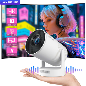 Magcubic HY300Ultra New Smart Android 14 LED Portable 8K <b>WIFI</b> Projector for Camping - Product Image 5