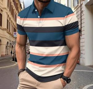 New wholesale summer <b>t</b>-<b>shirts</b> men's collared <b>shirts</b> polo <b>shirts</b> golf polo <b>shirts</b> men's business casual short sleeves - Product Image 5