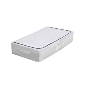 Large Transparent Flat <b>Storage</b> Box For <b>Clothes</b> And Blankets Under Bed Waterproof With Steel Frame Rectangle Bedroom <b>Storage</b> - Product Image 1