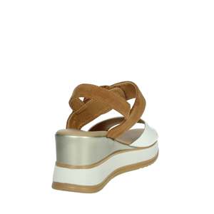 รองเท้าแตะส้นเตารีดผู้หญิง Charm หนังสีขาว รุ่น 21244-E5 - Product Image 3