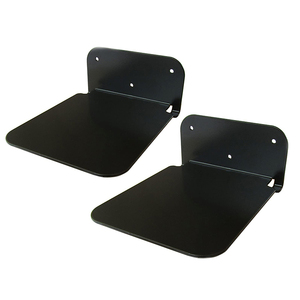 Estantería decorativa de acero, estantes flotantes de pared negros personalizados, con recubrimiento en polvo, estante flotante de acero Industrial - Product Image 6