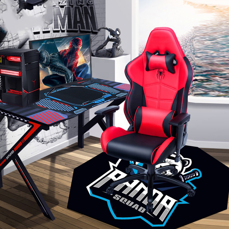 Игровой нескользящий коврик для стула, роскошный защитный мат для игрового стула для стилистов, деревянные полы, натуральный современный