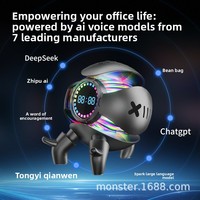 Kuscheliger Schlafbegleiter mit 5.3-Lautsprecher, IPX5 wasserdicht, Smart Spectrum, Tausend-Fragen-Funktion, KI-Emotionaler Begleiter, integriert