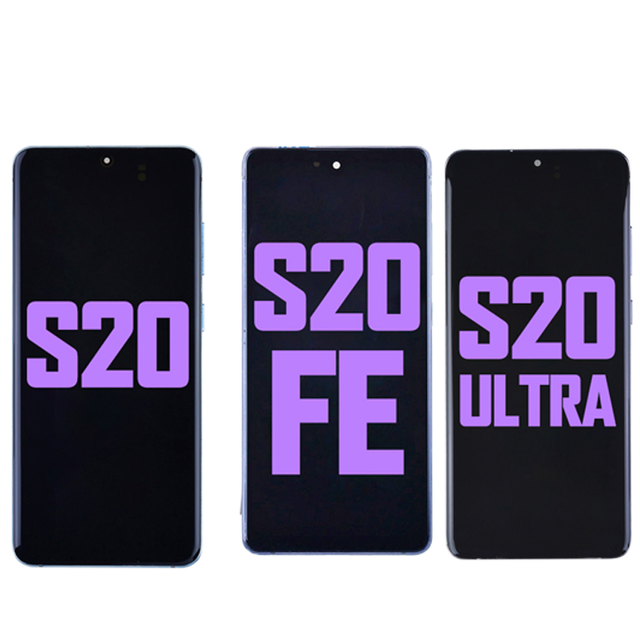 Wholesale Mobile Phone Lcds Incell for Samsung Galaxy S20 S20FE S20 Ultra Full HD S25 S24 Plus S23 Fe S22 S21 Display Pantalla