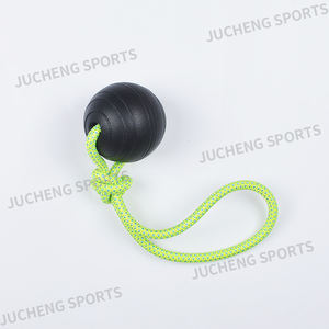 Grosir 8cm mainan anjing multifungsi bola diperkuat tidak beracun pada tali ramah lingkungan dan harga rendah - Product Image 2