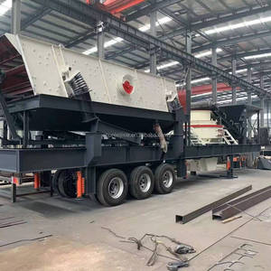 Trituradora de impacto hidráulica de planta de cribado de trituración móvil tipo rueda de gran oferta con rodamiento de Motor de núcleo trituradora de mandíbula de impacto móvil - Product Image 6