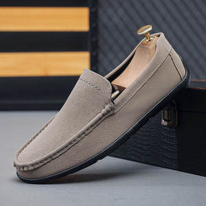 Mocassins en <span class=keywords><strong>daim</strong></span> décontractés Chaussures plates de conduite Mode Bureau Chaussures habillées Grande taille pour hommes - Product Image 1