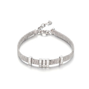 Venta al por Mayor de Dijes de Plata de Ley 925 con Baño de Oro Blanco de 18K y Circonita, Geométricos, Modernos y Móviles, para Pulseras Cristianas, Regalos - Product Image 1