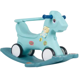 Sedia a dondolo multifunzionale in plastica di alta qualità per bambini unicorn 3 in 1 bambini walker kids ride on rocking horse