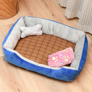 Lit pour animaux de compagnie en velours Oxford multicolores, lavable, vente en gros du fabricant - Product Image 5