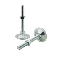 Pieds de nivellement anti-vibration robustes pour machines, réglables, pour équipements industriels, niveleurs de pieds métalliques