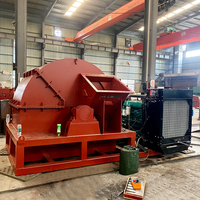 Broyeur de branches de bois diesel/électrique avec engrenage pour la fabrication de sciure et de copeaux de bois