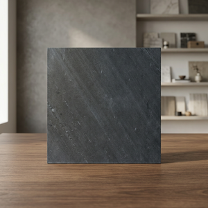 Revêtement mural fin en pierre flexible, blocs noirs, décoration extérieure, 100% pierre naturelle, écologique, moderne, pour salle de bain et jardin - Product Image 5