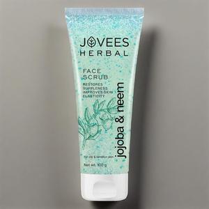 Jovees Herbal Jojoba &amp; Neem Face Scrub 100 Ml Pure Natural Formula - Product Image 5