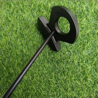 Ensemble d'entraînement de golf portable pour droitiers, putter durable en acier au graphite avec poignée en caoutchouc forgé, sac de golf et clubs inclus
