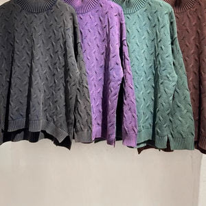 Customizable <b>Turtleneck</b> Sweater Cardigan Knit Warm Sweater <b>Women</b> 2026 Winter New Style <b>Top</b> - Product Image 1
