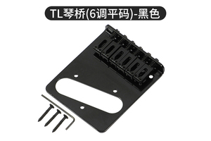 Wholesale Chrome 6 Zinc Modern Saddle TL Guitar <strong>Bridge</strong> for Custom Building Electric Guitar Parts - Product Image 3