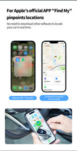 Localizador inteligente 3 en 1 para coche, soporte para niños, nuevo diseño, rastreador GPS, carga móvil inalámbrica, dispositivo de posicionamiento Findmy de plástico - Product Image 5