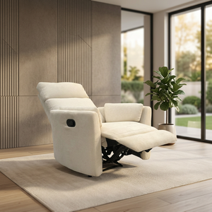 Sofá reclinable eléctrico individual de gravedad cero, sillón reclinable eléctrico ajustable, cómodo sofá reclinable de tela para sala de estar - Product Image 3