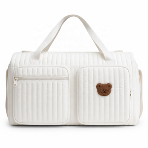 <span class=keywords><strong>Sac</strong></span> à langer portable de créateur, grande capacité, <span class=keywords><strong>personnalisable</strong></span>, pour les essentiels de bébé en voyage - Product Image 1
