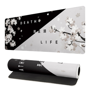 Phim Hoạt Hình Dễ Thương Màu Đen Và Trắng Cuộc Sống Lớn Chuột Chơi Game Pad Cao Su Không Trượt Bàn Phím XXL Chuột Pad Cho Nhà Văn Phòng - Product Image 1