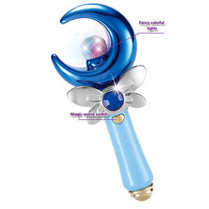 MINI baguette magique princesse, rose, bleu, flash, jouet princesse pour l'amour, couronne, bâton lumineux à LED scintillant - Product Image 2