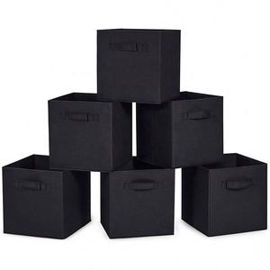 Wholesale Storage <b>Bins</b> Cubes Collapsible Storage <b>Bins</b> Multiple Colors Foldable Cube Non Woven Storage Box - Product Image 1