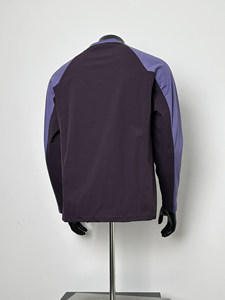 Felpa con Cappuccio Patchwork Collo Tondo Spalle Scese Vintage Pesante 450gsm Cotone Oversize Streetwear Invernale - Product Image 2