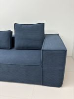 Modulares Ecksofa mit Schlaffunktion, Zwei-Sitzer, Waschbarer Stoffbezug, Zeitgenössisches Design für Apartment-Wohnzimmer