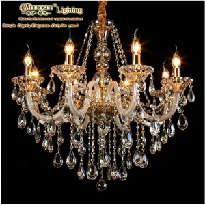 Splendide Grand Hôtel Cristal Escalier Lustre Lampe Offre Spéciale Marocain Cristal Suspension Lampe Lobby Lustres Pendentif Lumières - Product Image 3