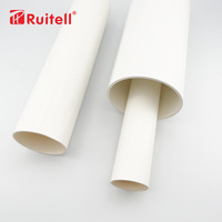 Tuyau de drainage de pluie en PVC stabilisé aux UV, 80mm, longue durée pour le drainage de la pluie des hôtels et des villas de vacances