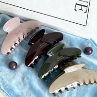 Barrette à cheveux géométrique Maillard de style français pour femmes, grande taille, style euro-américain, chic, pour les fêtes, tous les jours, accessoire pour la tête