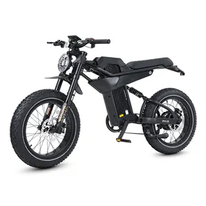 PXID Latest Model P6 E Bike 750W 48V Best Emtb 20 Inch Fatbike Full Suspension Electric Hybrid Bike