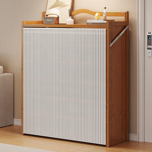 Porte-chaussures pliable multicouche de style moderne, sans installation et anti-poussière, pour la maison et la location d'appartements - Product Image 4