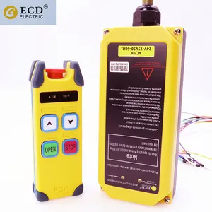 ECD-2S 2 single buttons crane industrial system AC/DC 12V-65V 65V-440V hoist radio wireless rf remote control switch